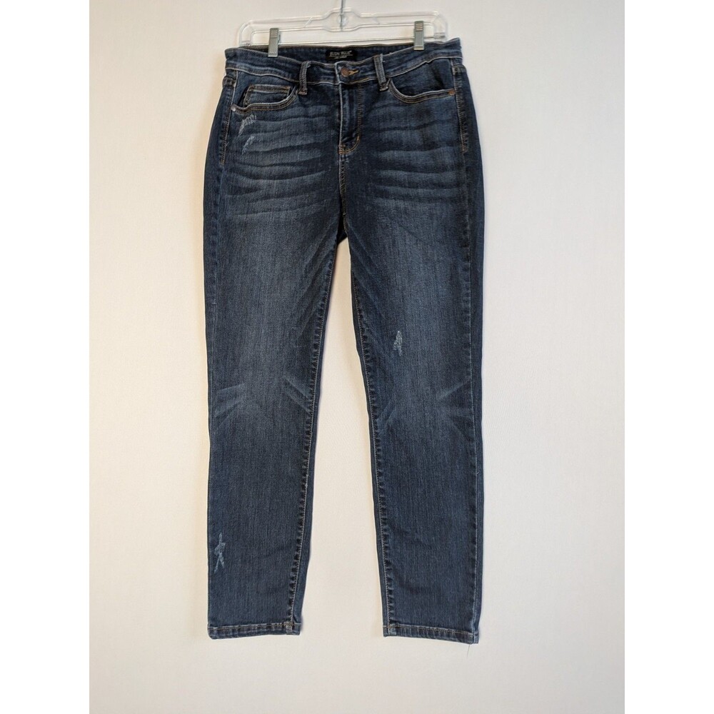Judy Blue Jeans Womens Size 13 31 Blue Skinny Fit Mid Rise Dark Wash Stretch - Picture 2 of 13